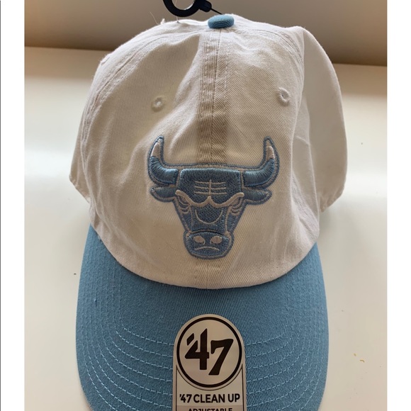 baby blue bulls hat